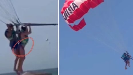 Аеросекс: Насилиха във въздуха скачачка с парашут