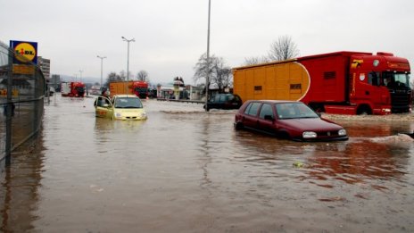 В Свиленград нивото на водата стигна 1,60 метра 