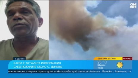 "Беше страшно": Огънят край Хасково стигна опасно близо до селото