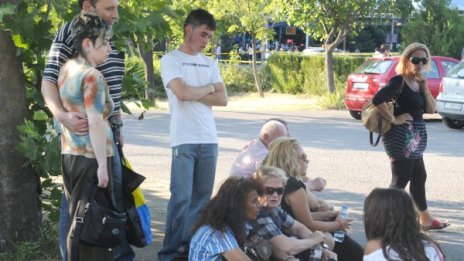 Първите минути след взрива – суматоха и страх