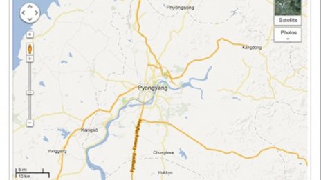 Северна Корея вече се появи в Google Maps 