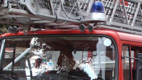 Пожар горя в центъра на София