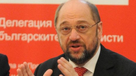 Мартин Шулц шокиран от обвиненията на Цветанов