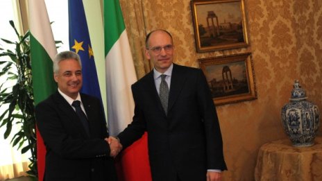 Райков обсъжда икономика с италианския премиер