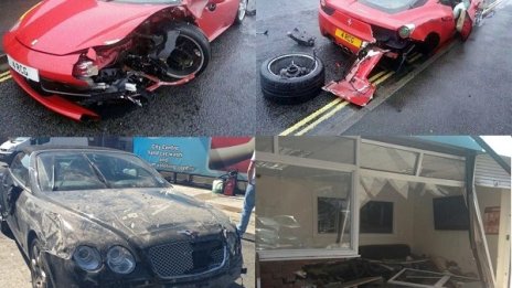 Ferrari и Bentley след автомивка