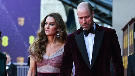 Кейт Мидълтън и принц Уилям в невиждана светлина на наградите БАФТА