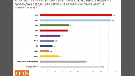 БСП или ГЕРБ? Кой сега е №1... за избирателите?