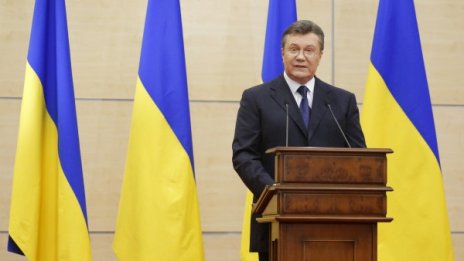 Янукович от Русия: Опитват се да разпалят гражданска война!