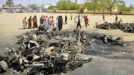 Две бомби избухнаха на оживен пазар в град Майдугури в Нигерия