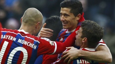 Байерн разпиля Хамбургер