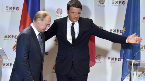 Премиерът на Италия Ренци търси приятелство с Путин