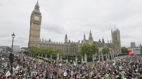 В Лондон протестираха срещу строгите мерки за икономии
