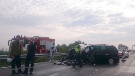Петима пострадали от катастрофата на "Тракия" остават в болница