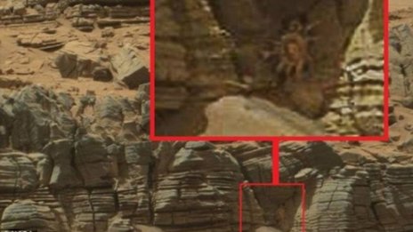 Рак с пипала, ама не съвсем. Заснето на Марс