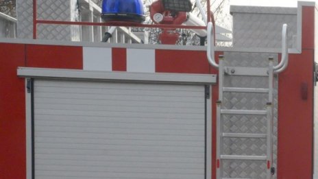 Пожар горя между Слънчев бряг и Обзор