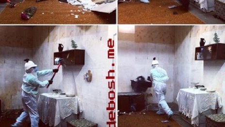 Отърви се от агресията си! Строши този монитор! 