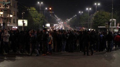 Протестиращите полицаи блокираха Орлов мост в София