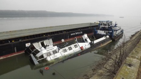 Тласкач потъна в Дунав, бил на КТБ