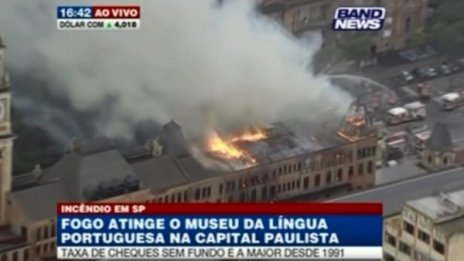 Пожар унищожи музей в Сао Пауло