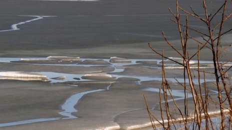 Резерватът "Сребърна" замръзна