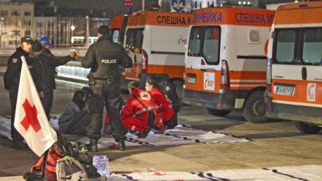 Полицаи, линейки, пострадали &ndash; мащабното учение в действие