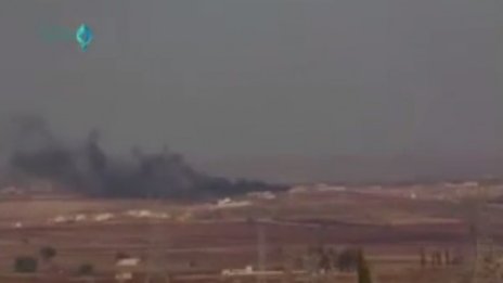 Военен самолет се разби край Алепо