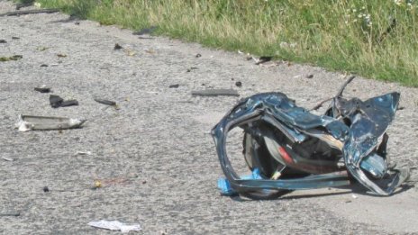 Три в едно на пътя: Пиян шофьор, катастрофа, пожар... 