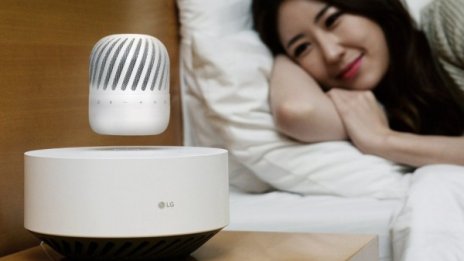 LG представя левитиращ спийкър – лети, свири и каца
