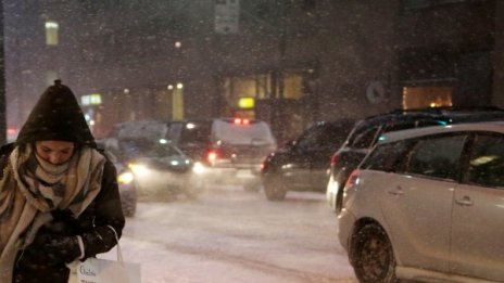 Снежни виелици бушуваха в Северна Франция и Белгия