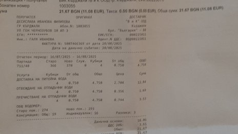 От Helpbook до КЕВР: Неправомерно се начисляват разходи за "обща вода"