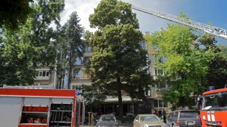 Пожар в таванско помещение на ул. "Цар Иван Асен II"