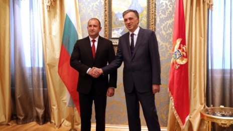 Радев: Ще подпомагаме интеграцията на Черна гора