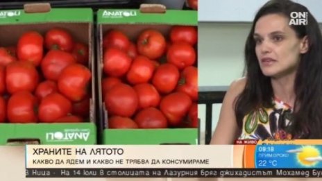  В горещините хапвайте минимум 400 гр. плодове и зелечуци