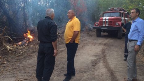 Борисов посети района на Хасково, похвали огнеборците