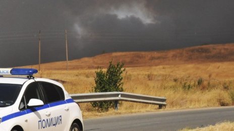 Пожар над Кресна, огнеборци и военни гасят стихията 