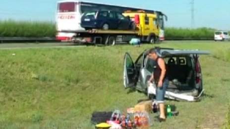 Тежка катастрофа в Унгария – участва български автомобил