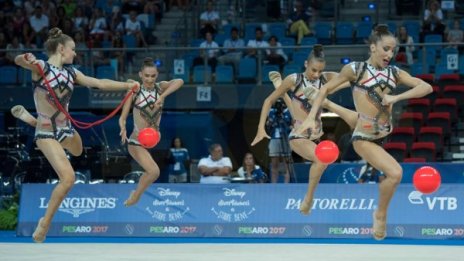 Бронз за ансамбъла ни на три топки и две въжета от Пезаро