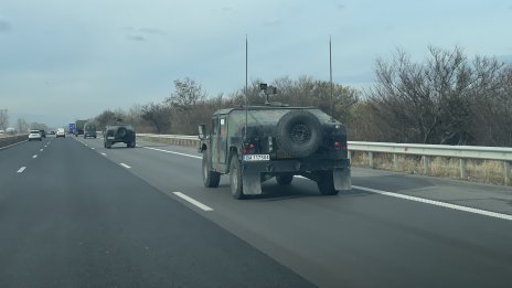 Военни колони на НАТО минават през България от днес до 22 април