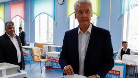 Собянин печели 74% от гласовете на вота за кмет на Москва