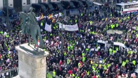 Испански пенсионери на протест, искат по-високи пенсии