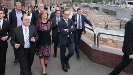 Хайко Маас ни четка: България е  сърцето на Европа, силен партньор сте
