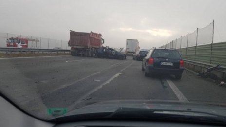 ПТП създаде огромно задръстване на Северната тангента 