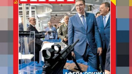 Снимка с пушка, насочена срещу Вучич, разбуни Сърбия 