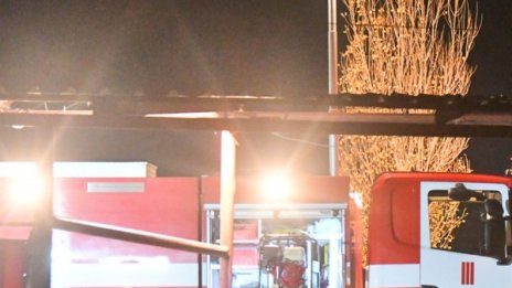 Пожар пламна в ресторант на хотел в Стара Загора