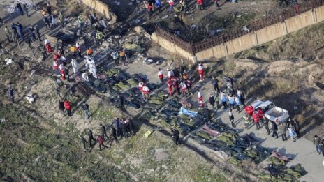 Украинският самолет паднал заради запалил се двигател