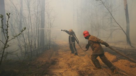  Пожарите около Чернобил са локализирани