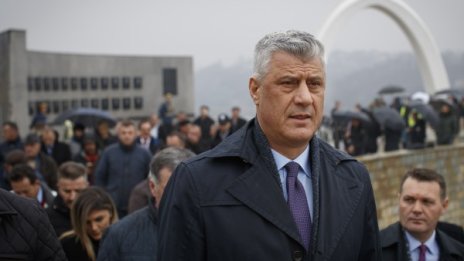 Хашим Тачи отрече да е извършил престъпление през войната