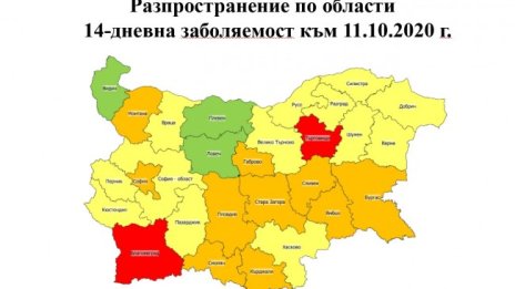 Къде вилнее най-силно коронавируса – Видин, Ловеч и Плевен най-безопасни