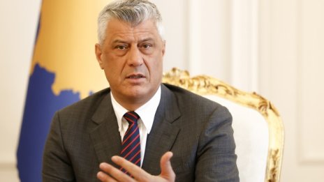 Тачи подаде оставка като президент на Косово, съдят го
