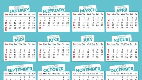 Почиваме цели 14 дни през май 2021 г., 6 дни по Коледа 
